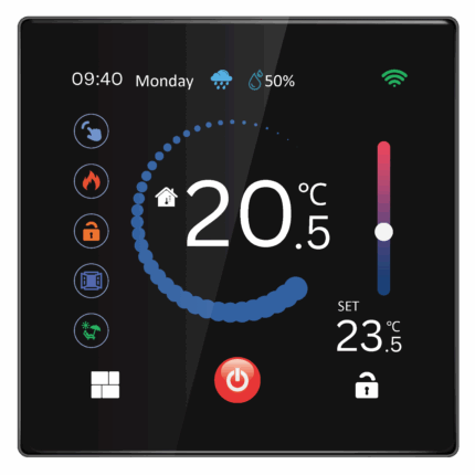 T1H-WIFI Full-touch TFT Color Screen Heating Thermostat